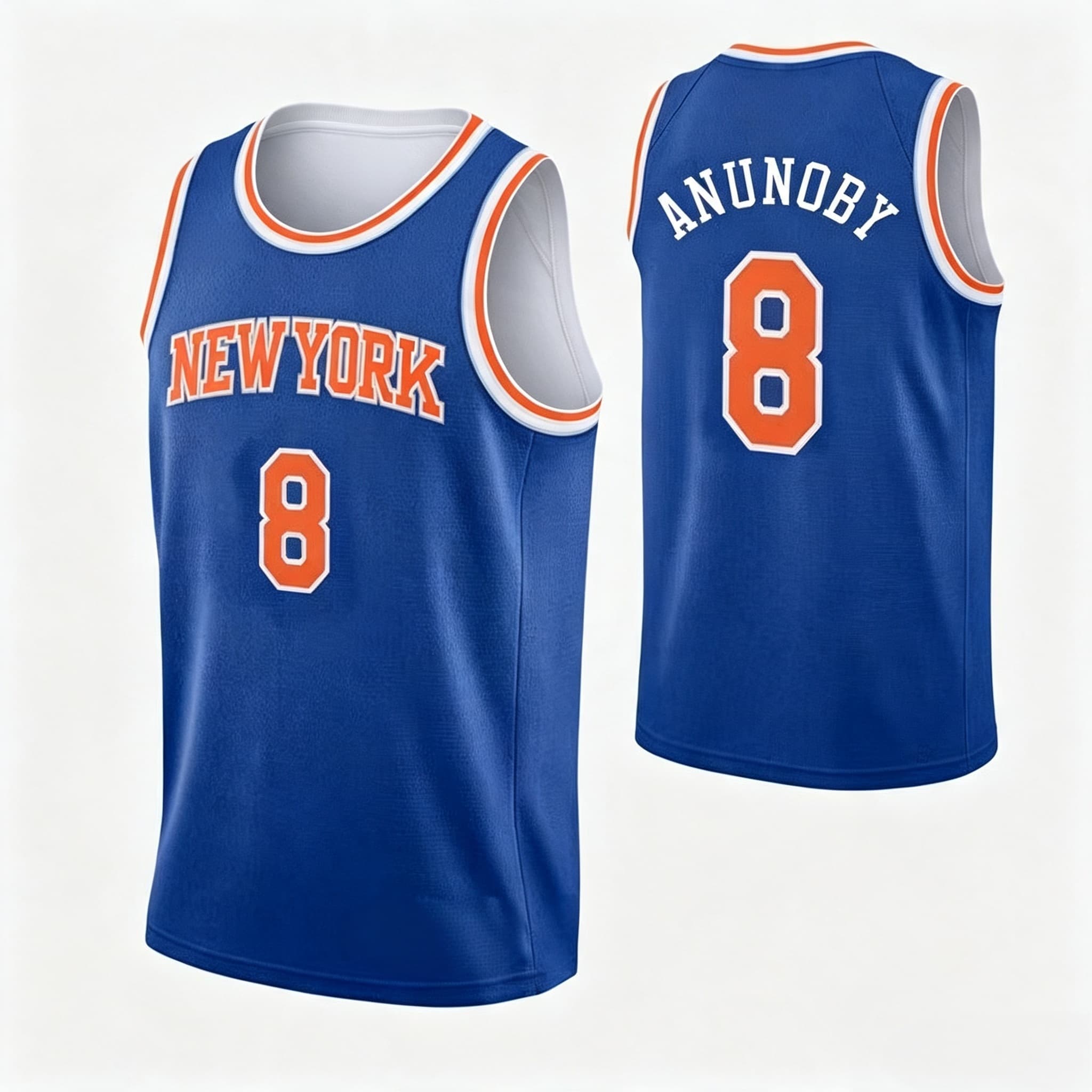 Vintage Fashion York - Homens Anunoby # Camiseta de Basquete