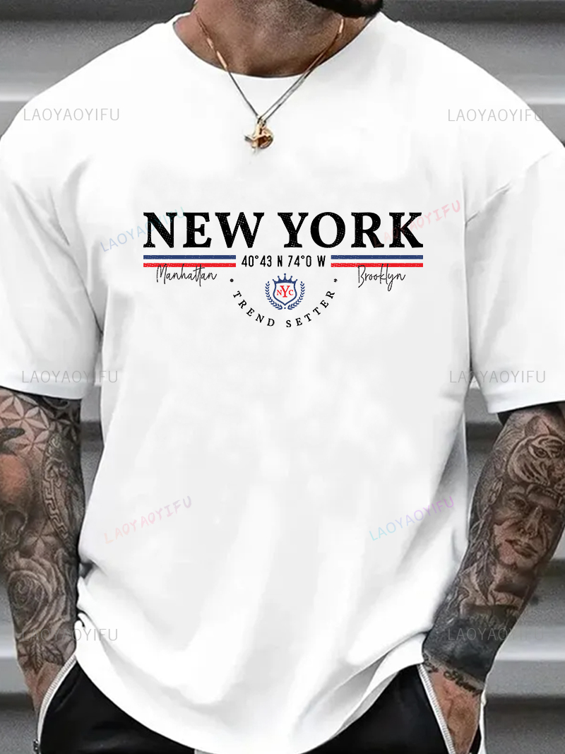 Vintage Fashion York - Nova york carta gráfica camiseta unissex