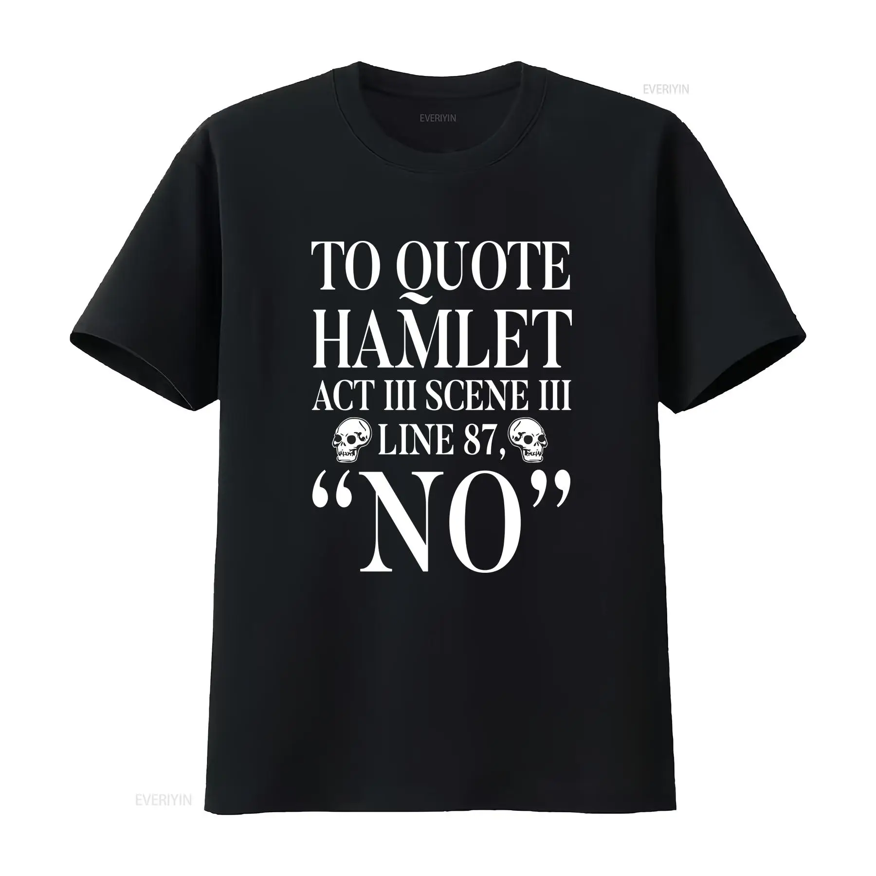 Vintage Fashion Quotes Short - Camiseta com estampa de Hamlet, Shakespeare,