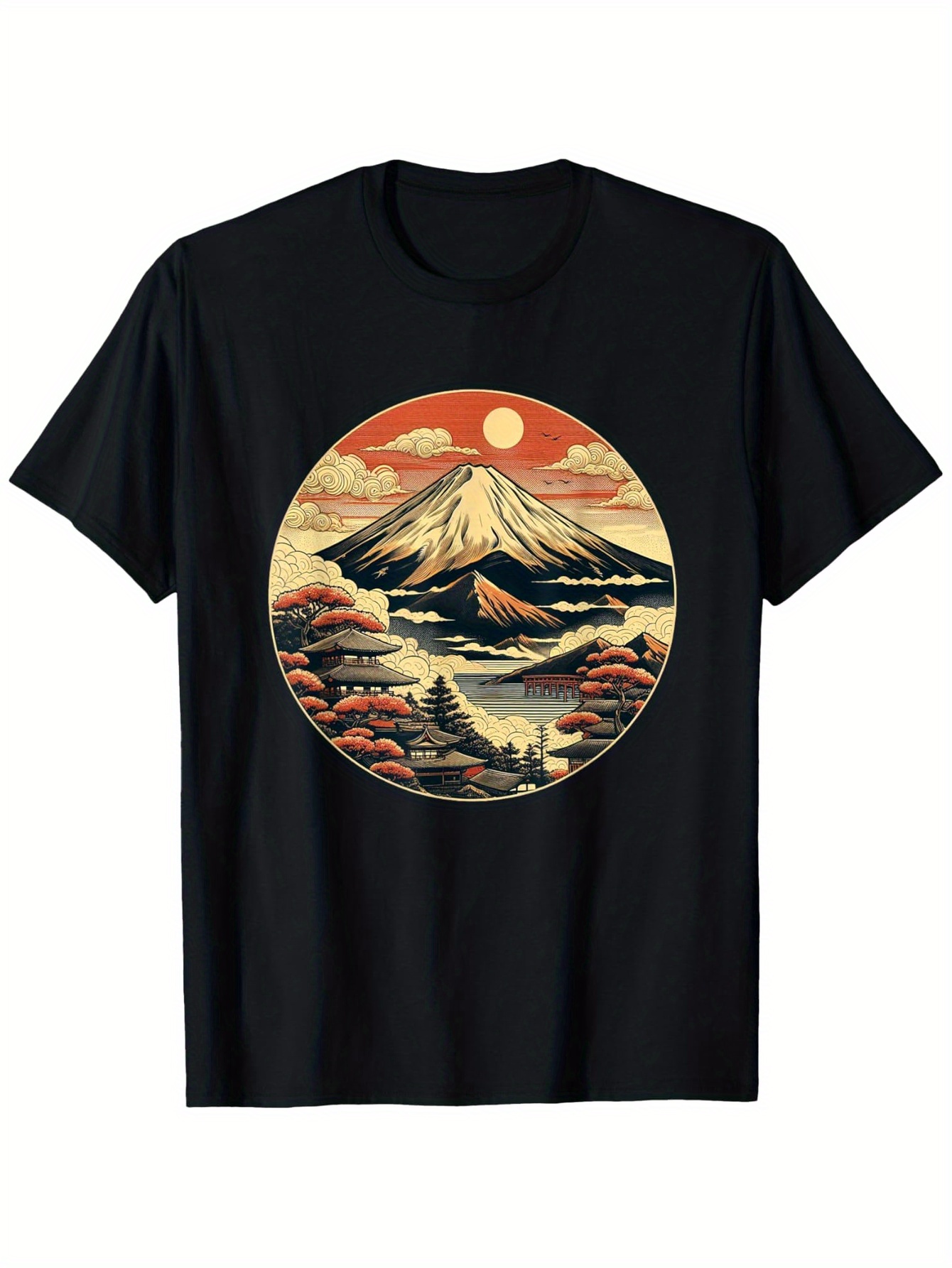 Vintage Fashion Illustrations - Camiseta Masculina Vintage Preta com Estampa