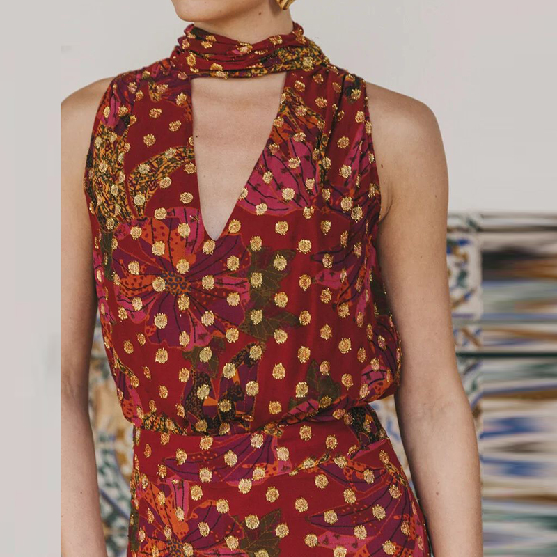 V Vintage Fashion - Conjunto Elegante de Saia e Top