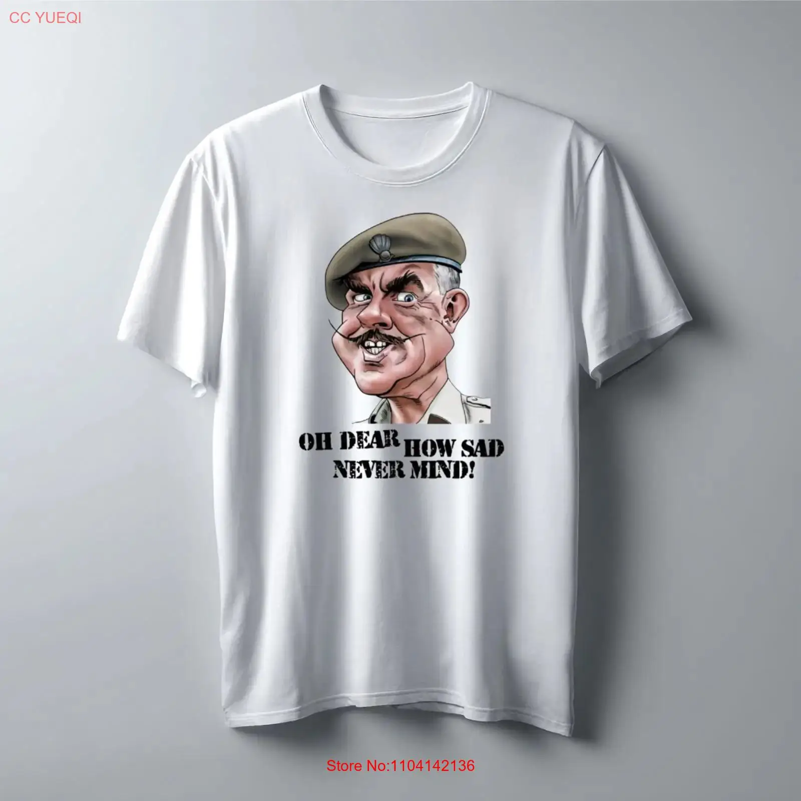 Vintage Fashion Quotes Short - Camiseta Engraçada com Citação Galês: Oh,