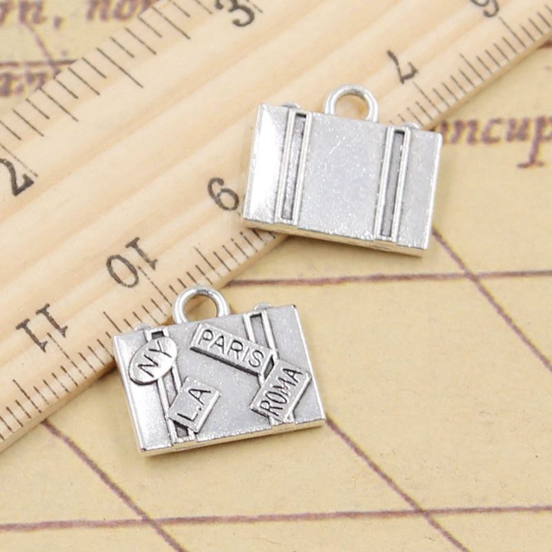 Vintage Fashion York - 10 pçs encantos sacos de viagem