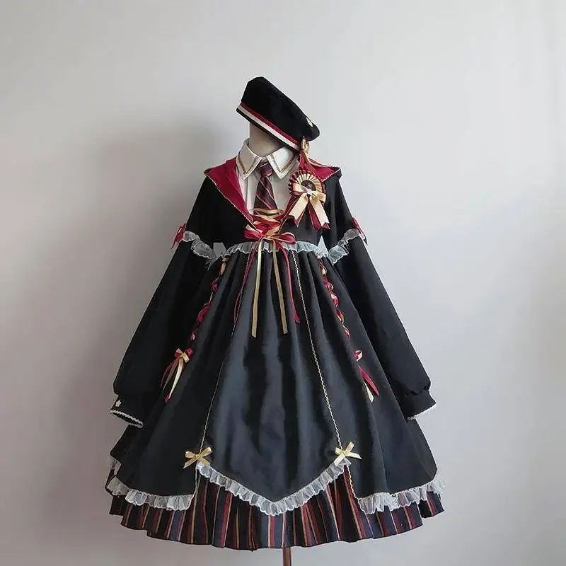 Magogo lolita vestido gótico f - Vintage Fashion Dresses avaliação e preço