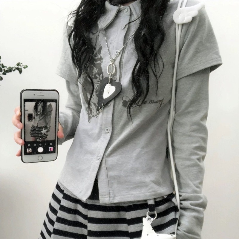 Kimotimo Y2k Camiseta Vintage  - Vintage Women Fashion avaliação e preço