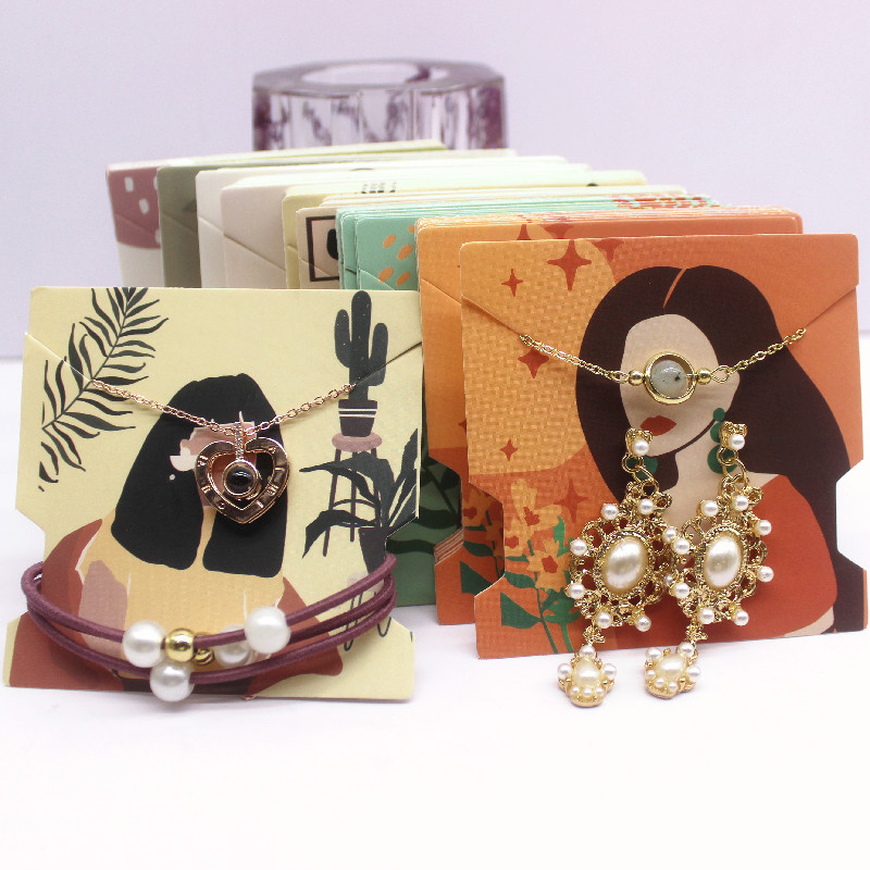 50 peças 7.4x7.4cm cartão de p - Vintage Fashion Illustrations avaliação e preço