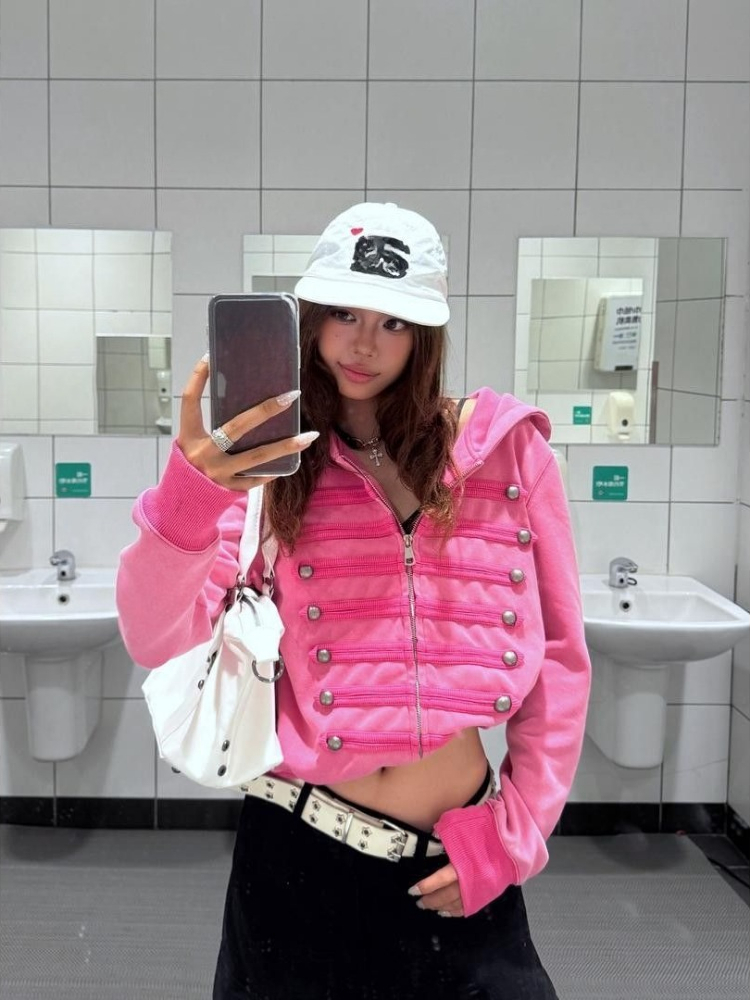 Casaco de Moda Coreana Streetw - Vintage Fashion Subculture avaliação e preço