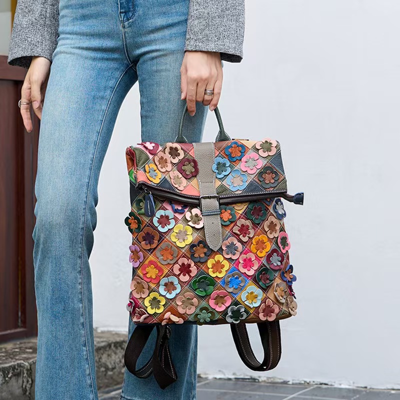 Mochila Vintage Feminina em Co - Vintage Women Fashion avaliação e preço