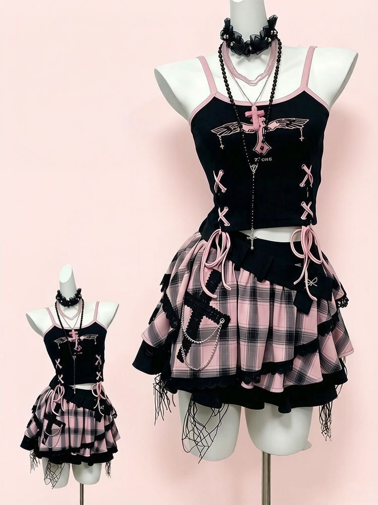 Conjunto Feminino Vintage Y2K  - V Vintage Fashion avaliação e preço