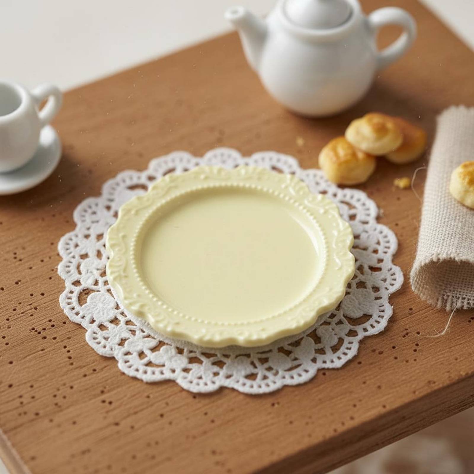 Prato de Jantar Miniatura Deco - Vintage Fashion Plates Toy avaliação e preço