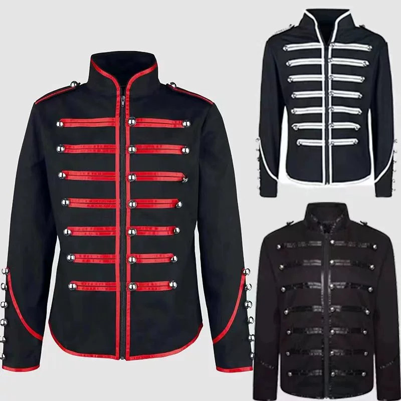 Jaqueta steampunk rockstar mas - Vintage Fashion Dress avaliação e preço