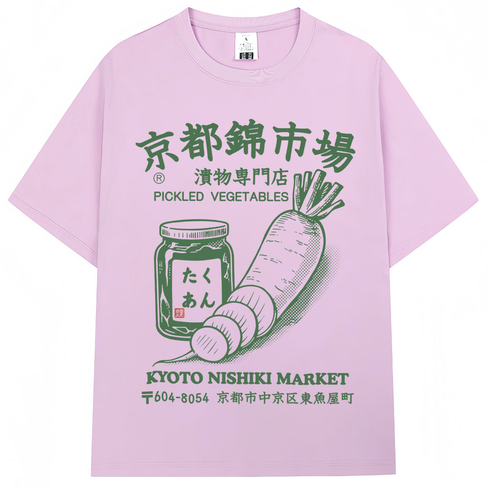 Camiseta com estampa do mercad - Vintage Fashion Kyoto avaliação e preço