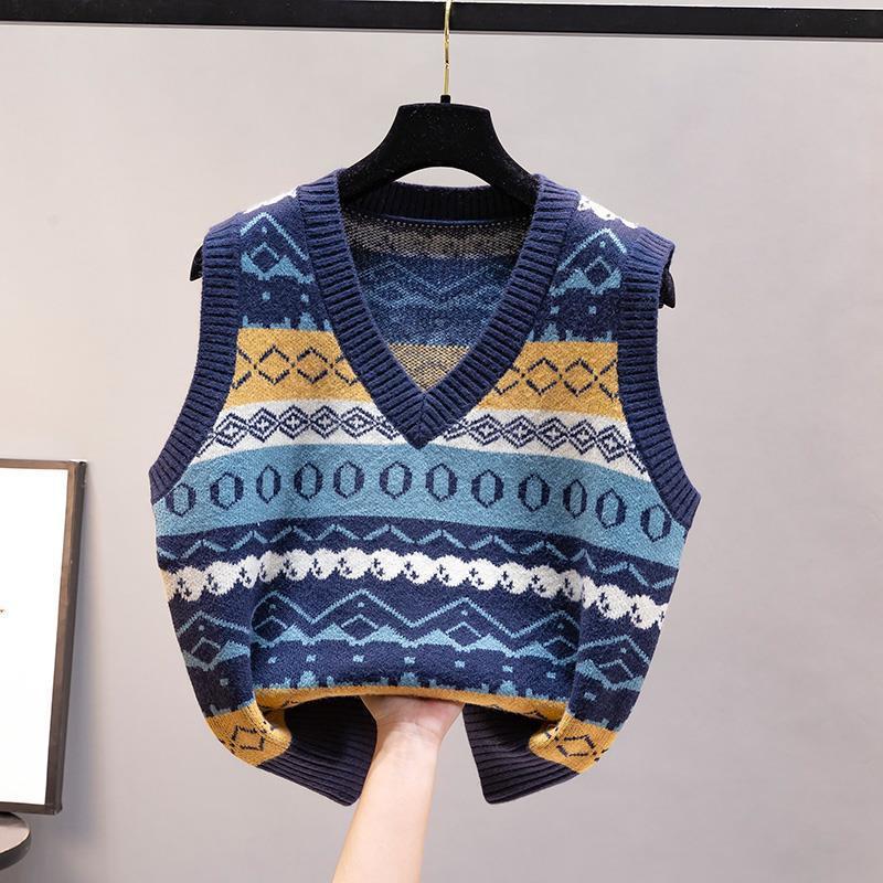 Moda malha colete feminino out - Vintage Fashion Newtown avaliação e preço