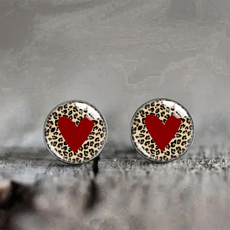 Brincos de vidro com estampa d - Vintage Fashion Illustrations avaliação e preço
