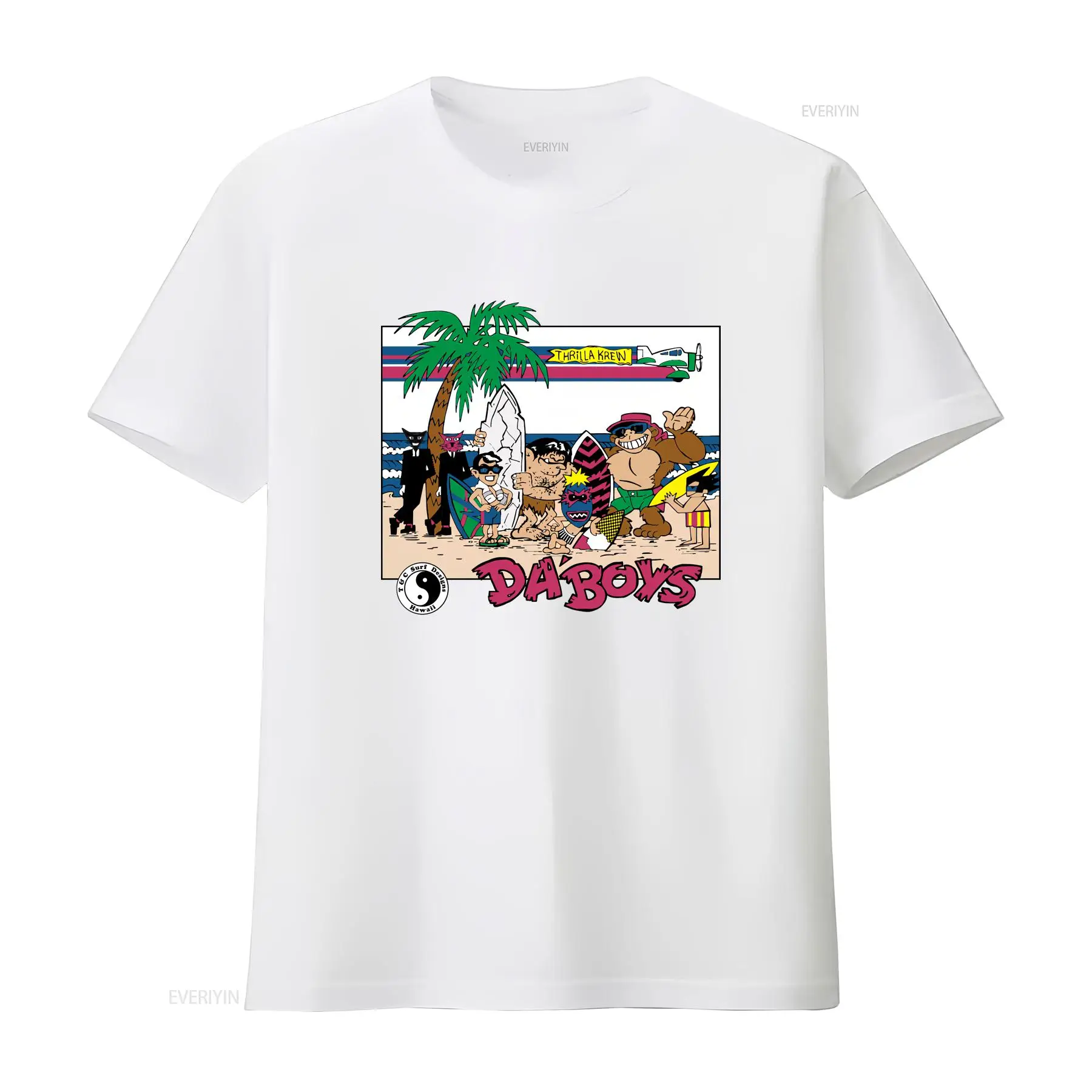 Novo 80s t c cidade país surf  - Vintage Fashion Newtown avaliação e preço
