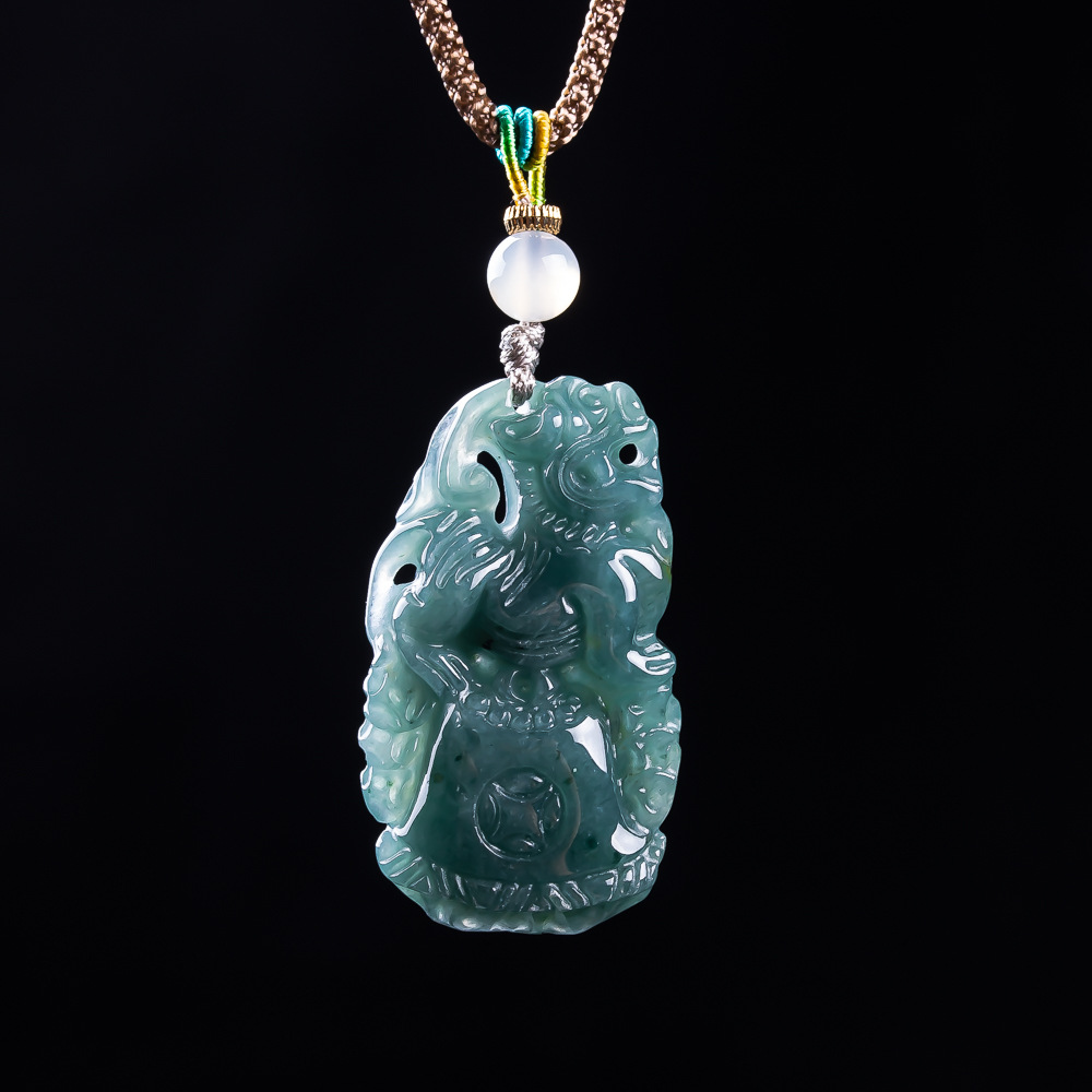 Pingente Pixiu de Jadeíta Birm - Vintage Women Fashion avaliação e preço