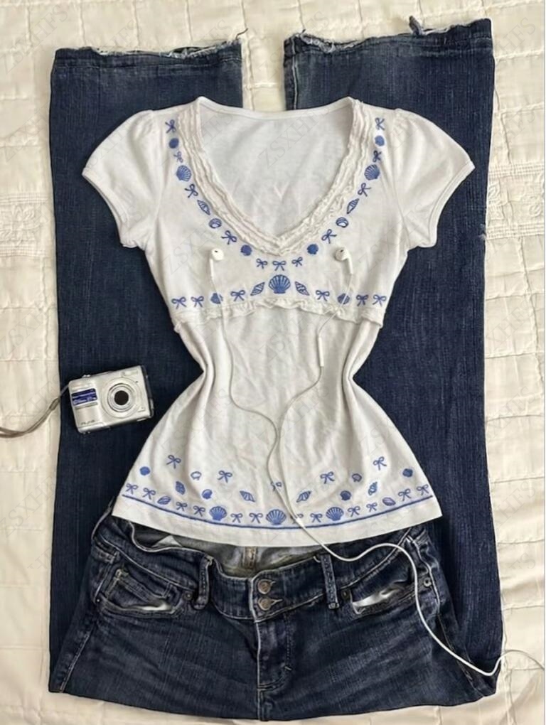 Camiseta Vintage Punk de Verão - Vintage Fashion Subculture avaliação e preço