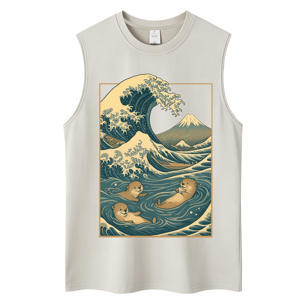 Camisetas sem mangas estilo ja - Vintage Fashion Kyoto avaliação e preço