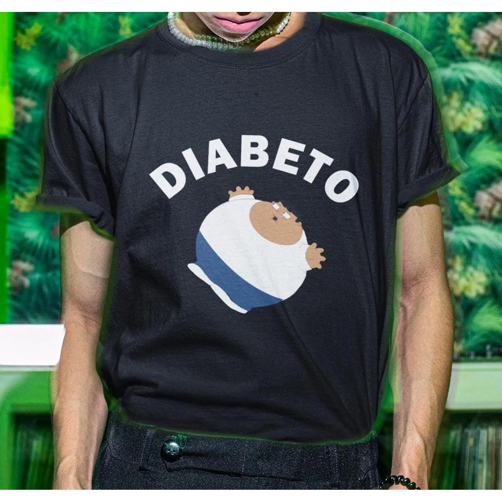Camiseta Diabeto Engraçada par - Vintage Fashion Gen Z avaliação e preço