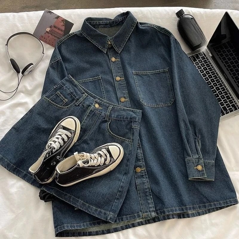 Conjunto de Saia Jeans Y2K: Ja - Vintage Fashion Pieces avaliação e preço