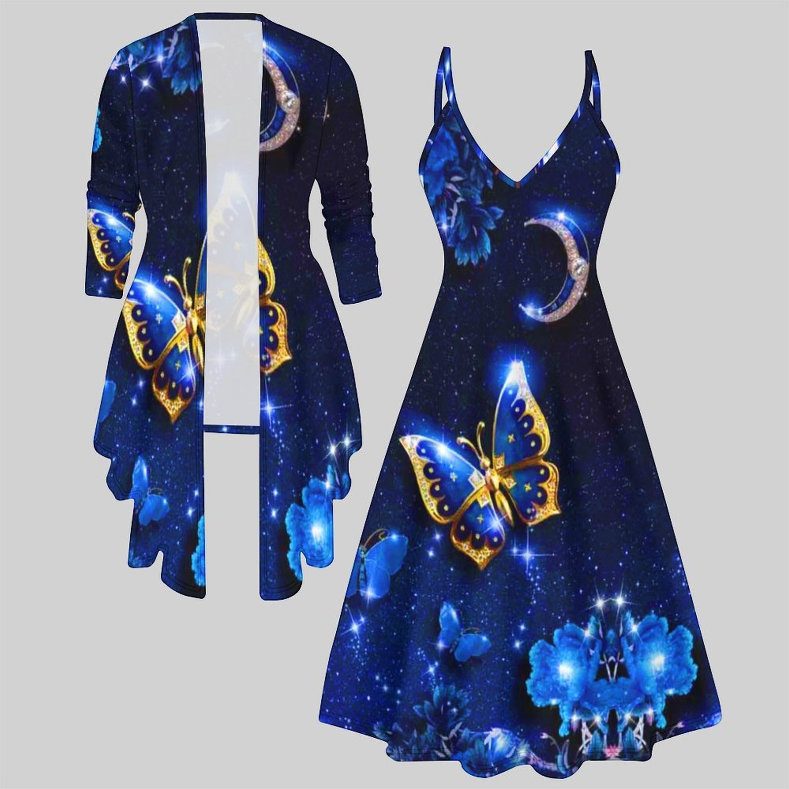 Conjunto de duas peças com est - Vintage Fashion Wear avaliação e preço