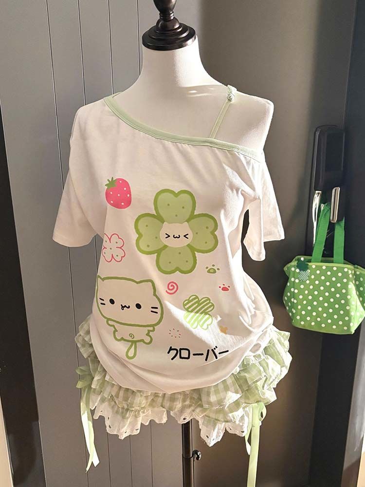 Doce kawaii vintage feminino e - Vintage Fashion Subculture avaliação e preço