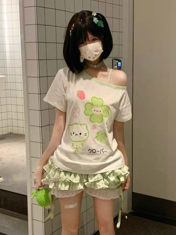 Doce kawaii vintage feminino e - Vintage Fashion Subculture avaliação e preço