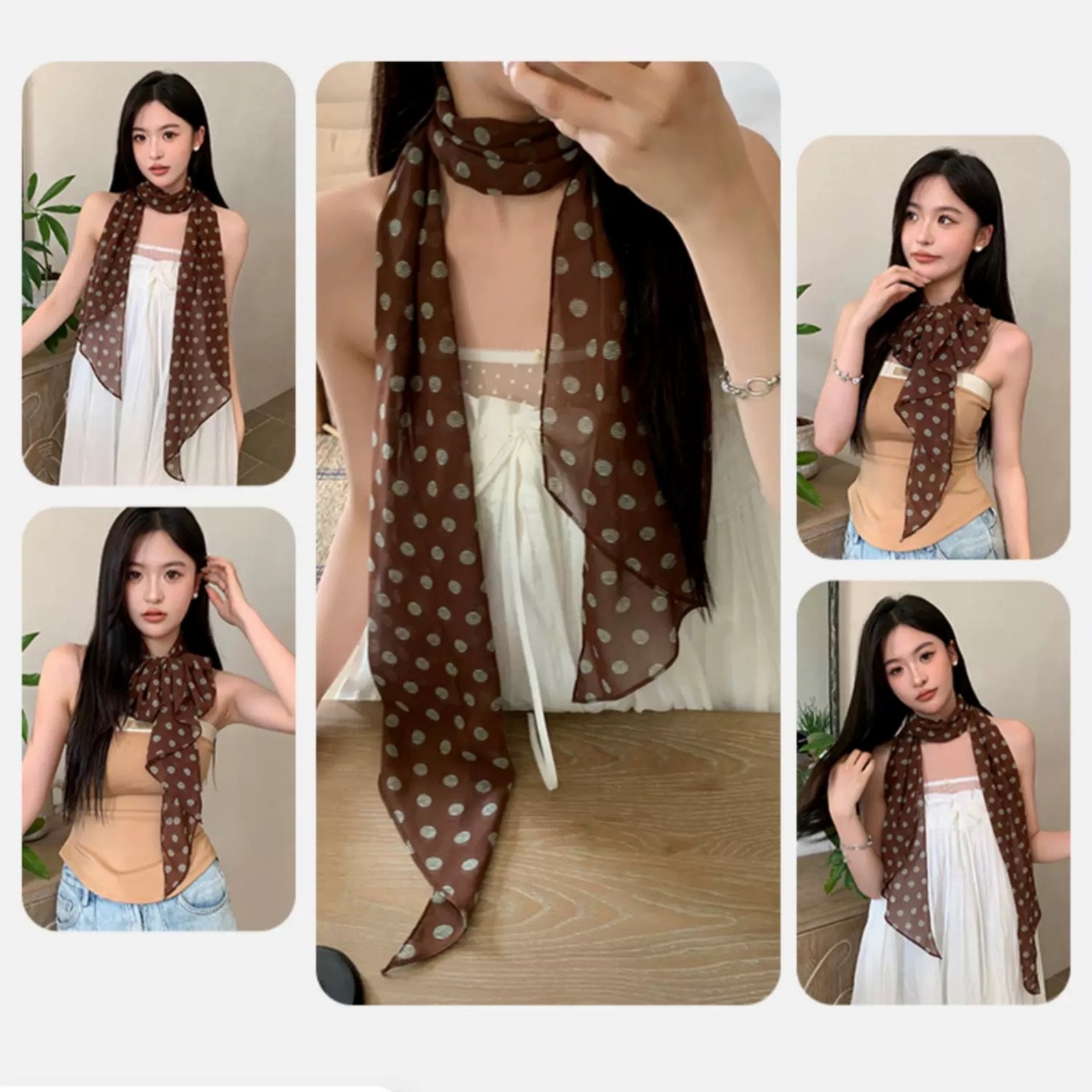 Lenço de Chiffon Vintage com P - Vintage Fashion Wear avaliação e preço