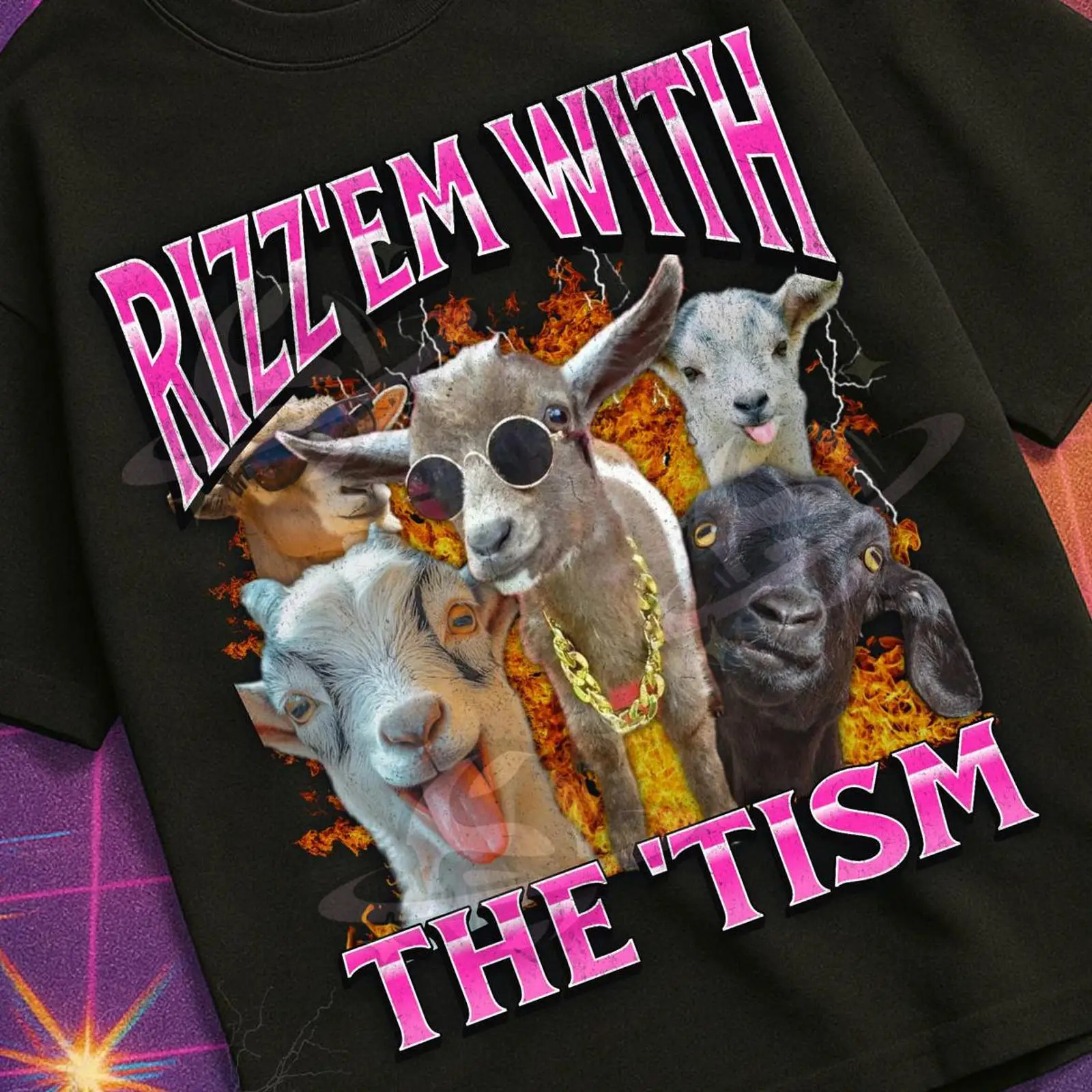 Camiseta Rizz 'Em With The 'Ti - Vintage Fashion Gen Z avaliação e preço