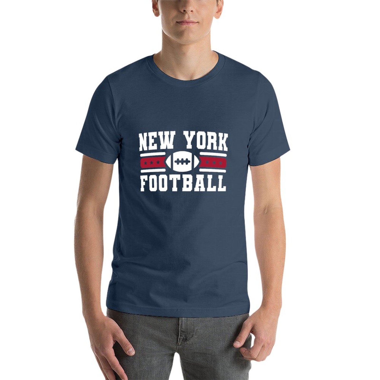 Camiseta masculina da equipe d - Vintage Fashion York avaliação e preço