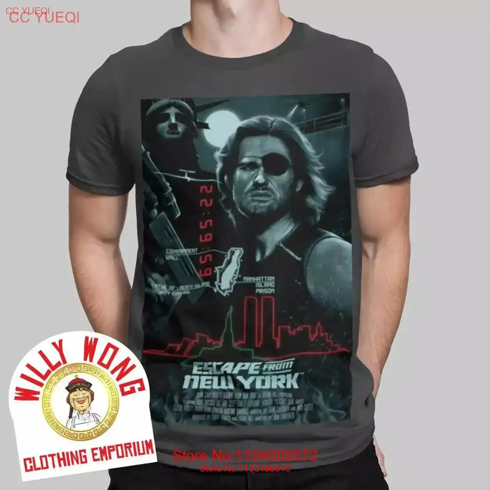 Fuga de nova york t camisa ret - Vintage Fashion York avaliação e preço