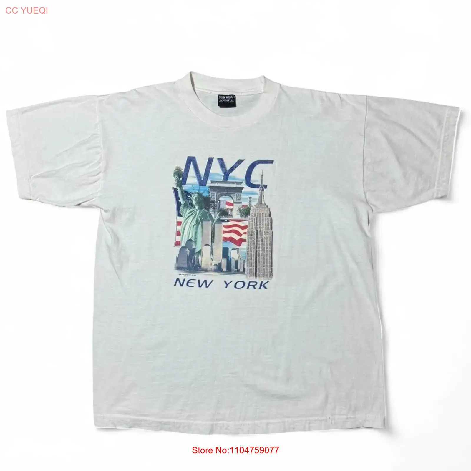 Camiseta Vintage Y2K Souvenir  - Vintage Fashion York avaliação e preço